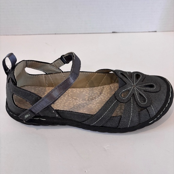 JBU by Jambu Women's Gray SZ 8 Magnolia Mary Jane Flat Shoes - Picture 1 of 11